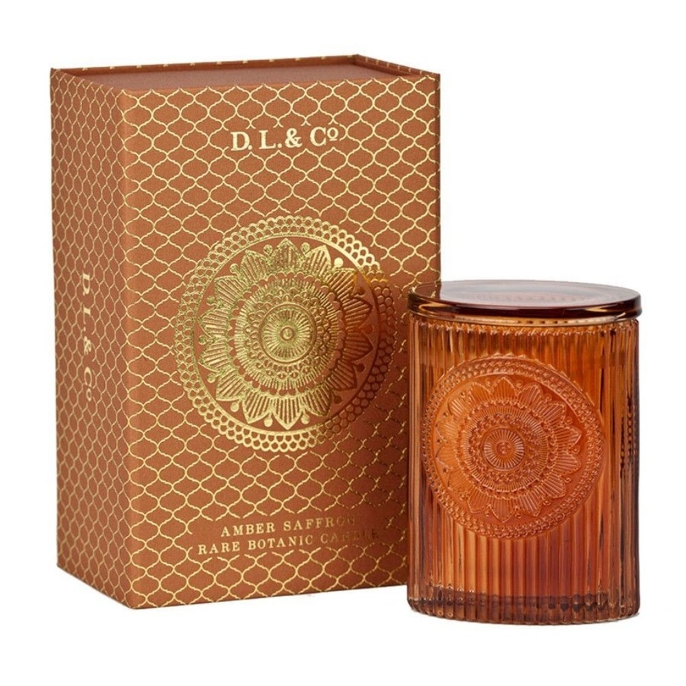 🎁 D.L. & Co: "Amber Saffron" Rare Botanic Candle